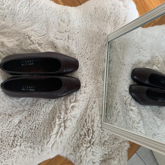 Stuart Weizman brown leather pumps 5.5 35.5 - Picture 9 of 10